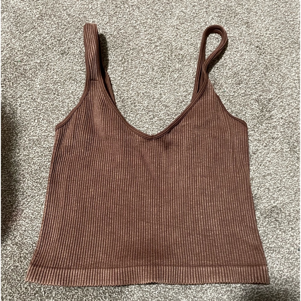 Brown vintage tank top